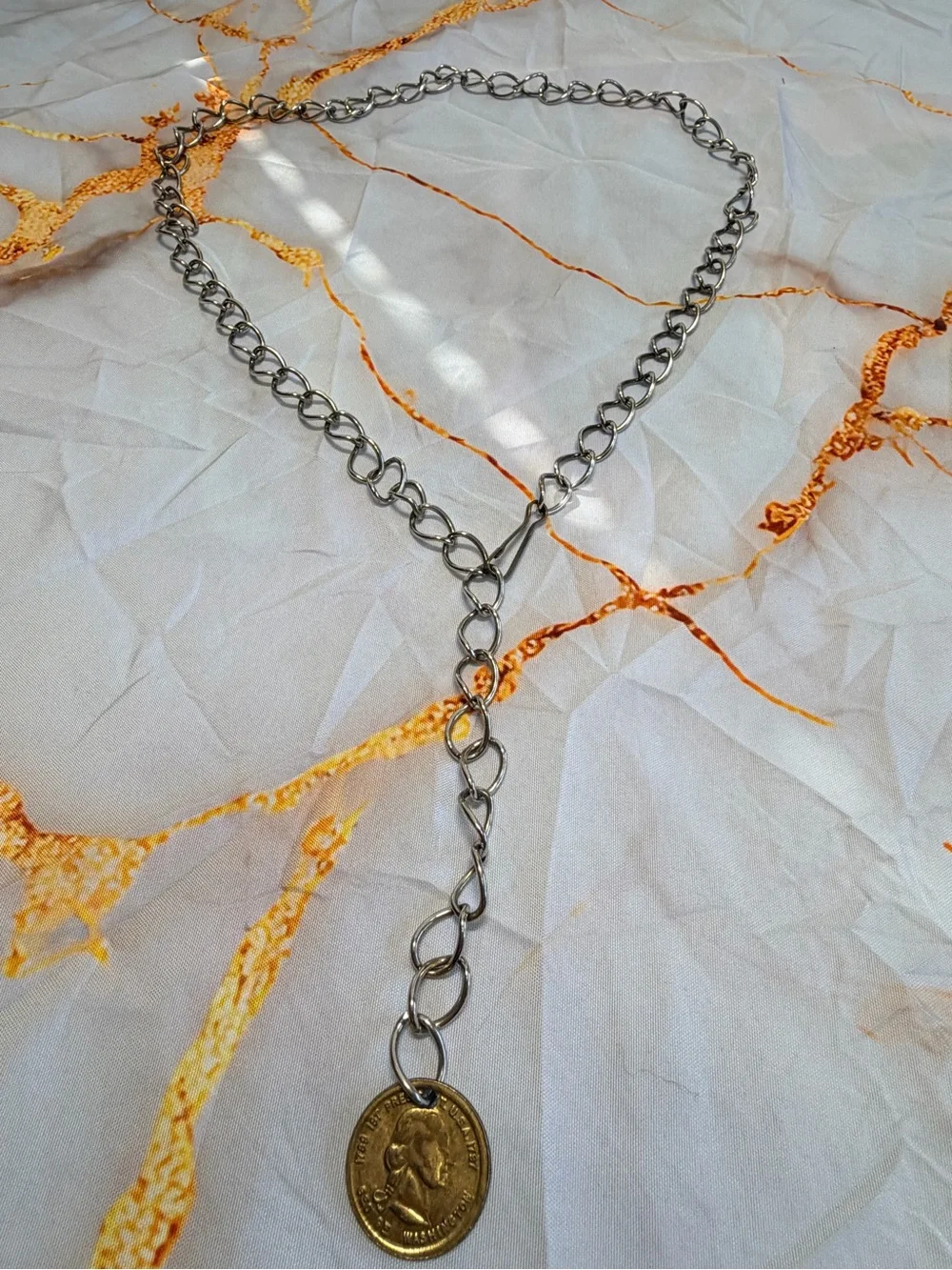 George Washington commemorative Vintage Necklace